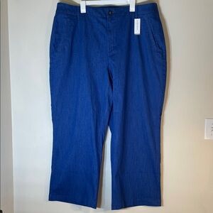 Lane Bryant High Rise Wide Leg Blue Jeans. 24. NWT.